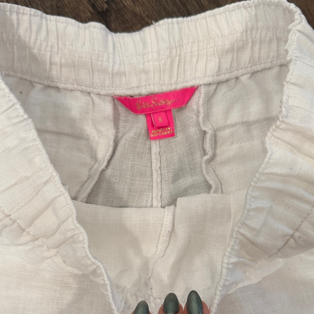 Lilly Pulitzer Lilo Linen Shorts - Picture 3 of 5